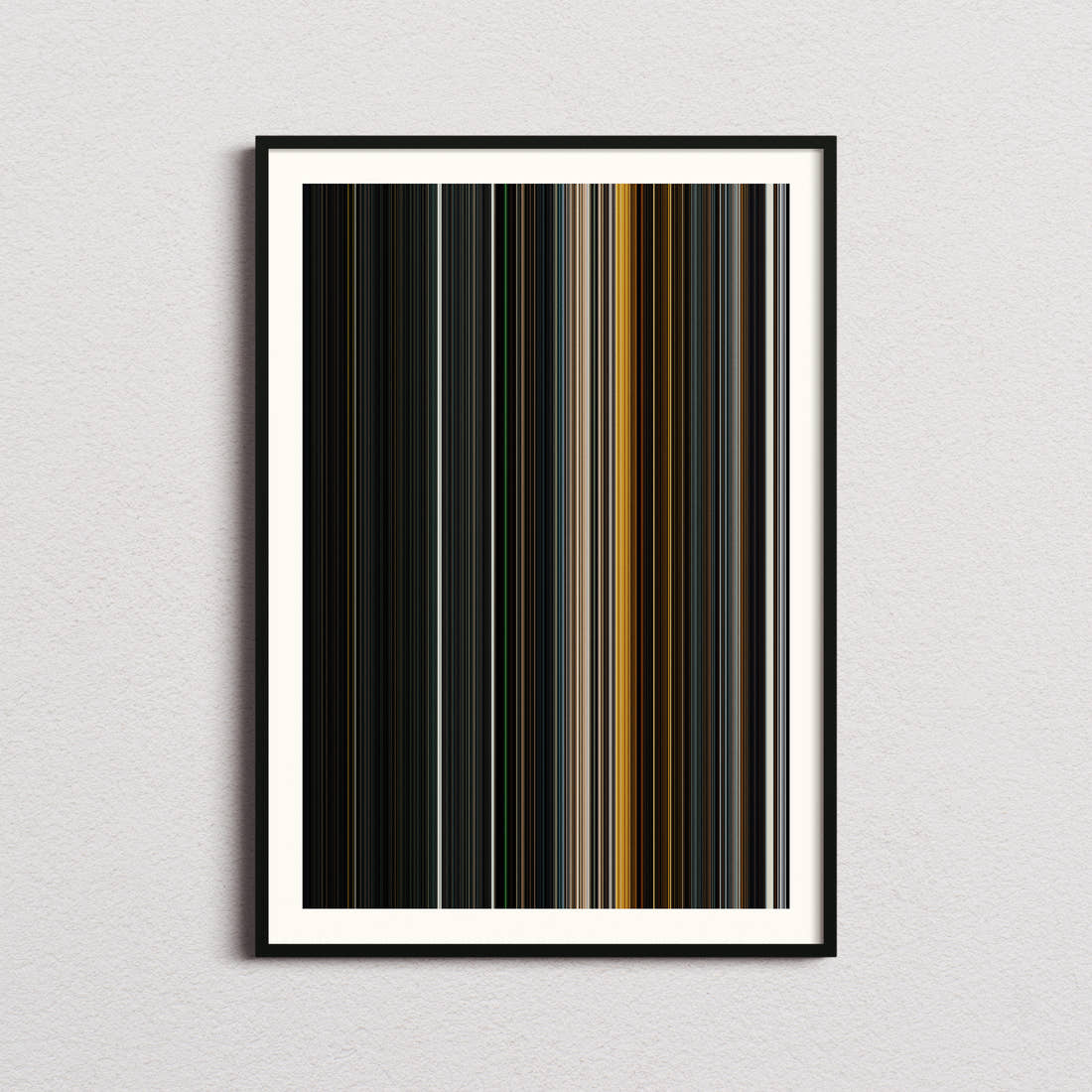 Snowpiercer Movie Barcode Poster - Barcode Only