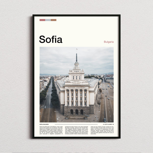 Sofia - Government Building - Travel Print