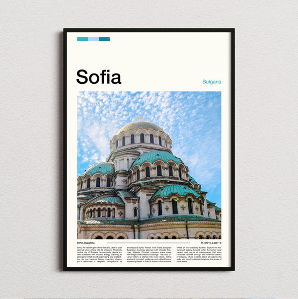 Sofia - Alexander Nevsky Cathedral - Travel Print