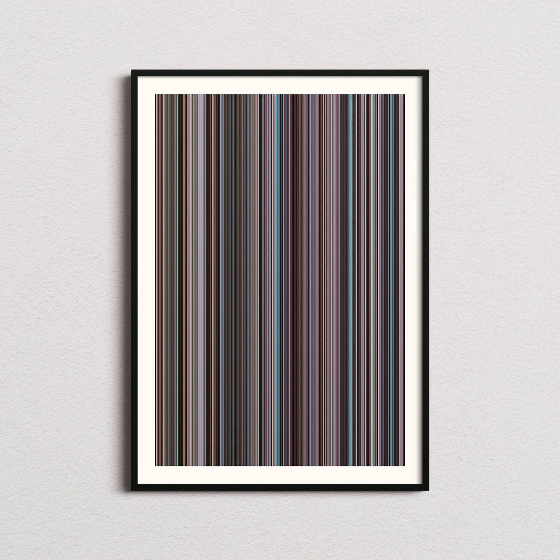 Somewhere Movie Barcode Poster - Barcode Only