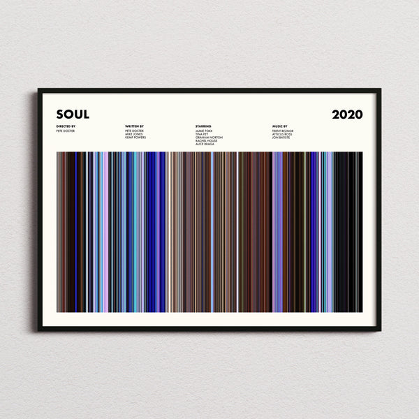 Soul Movie Barcode Poster