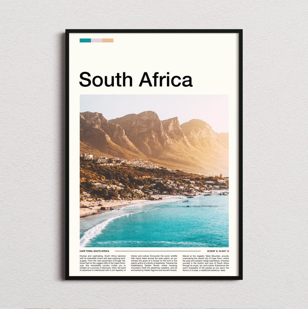 South Africa - Twelve Apostles - Travel Print