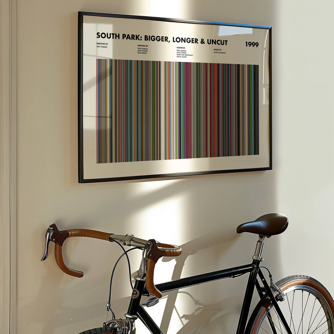 South Park: Bigger, Longer & Uncut Movie Barcode Poster