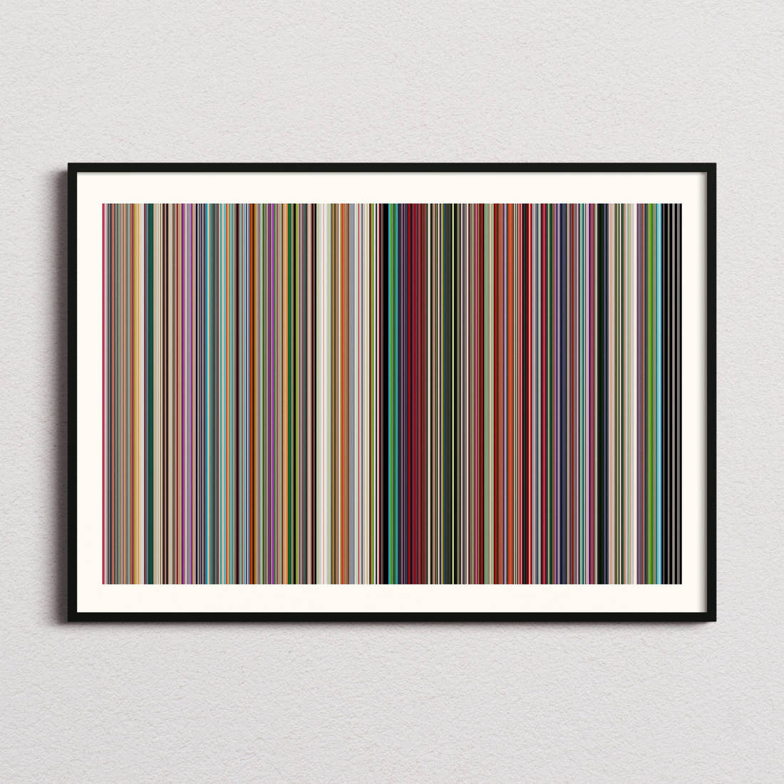 South Park: Bigger, Longer & Uncut Movie Barcode Poster - Barcode Only