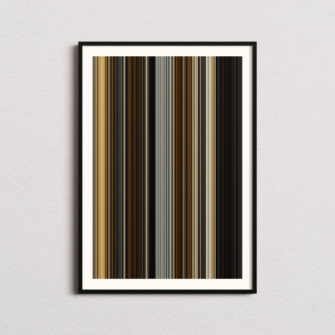 Spectre Movie Barcode Poster - Barcode Only