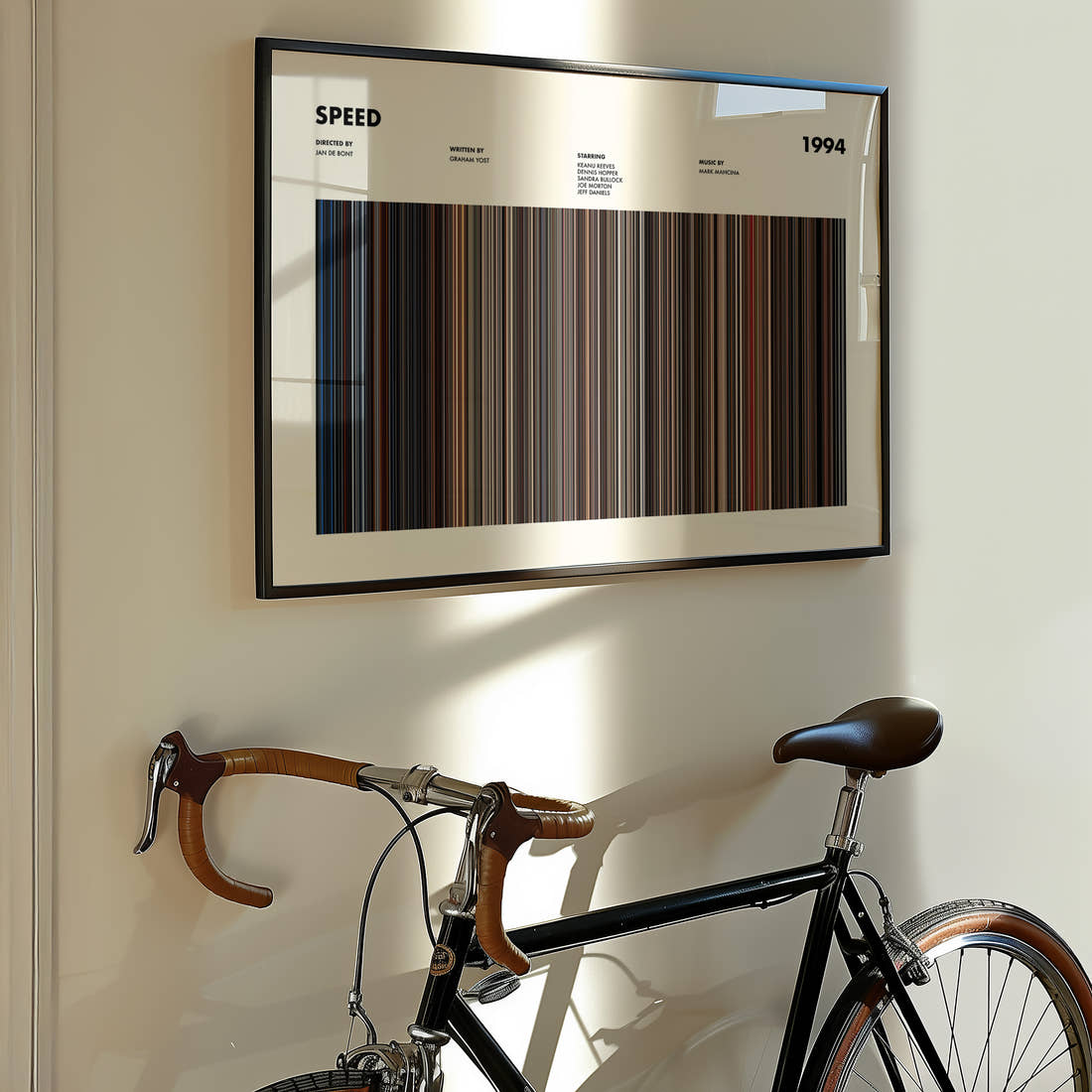Speed Movie Barcode Poster