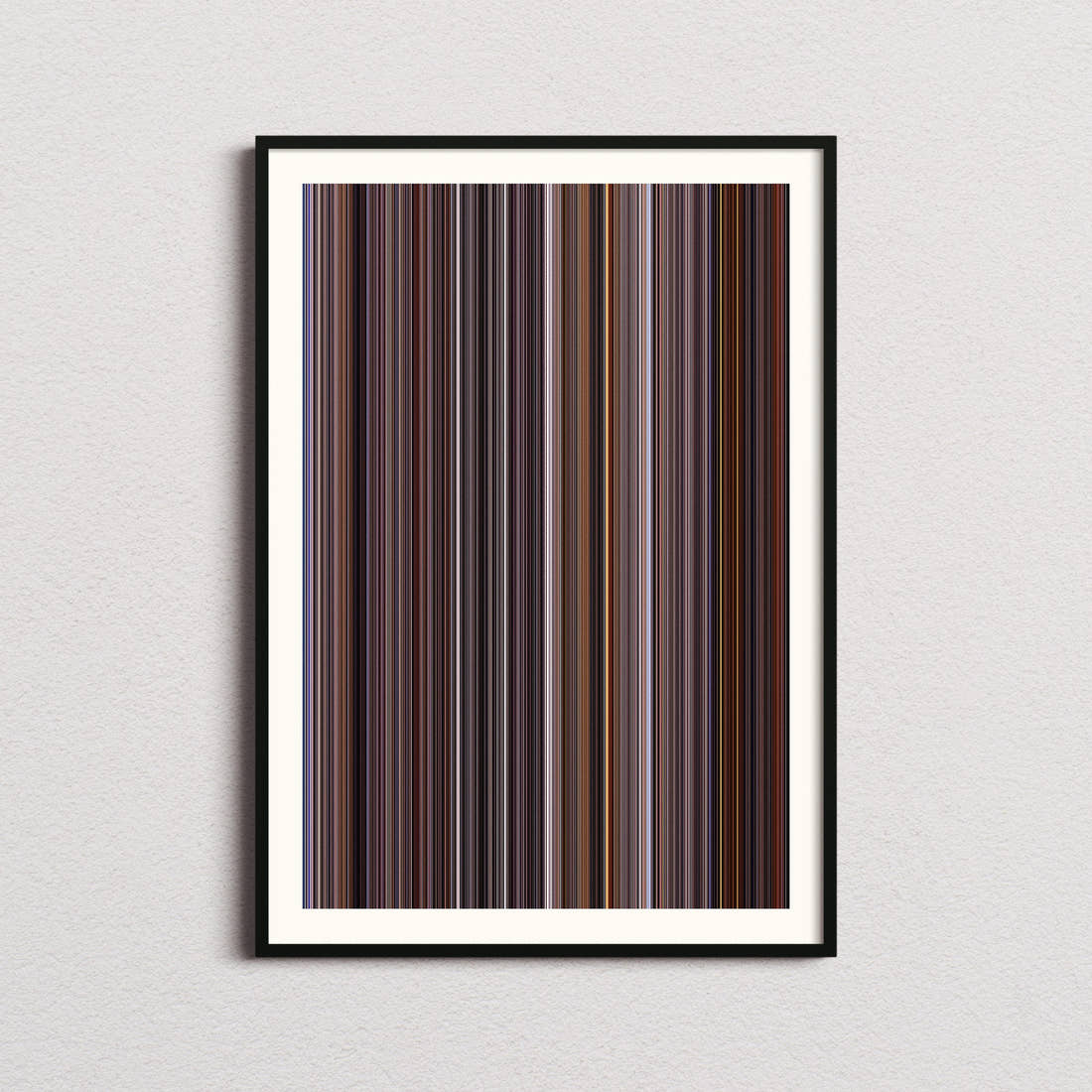 Spider-Man 2 Movie Barcode Poster - Barcode Only