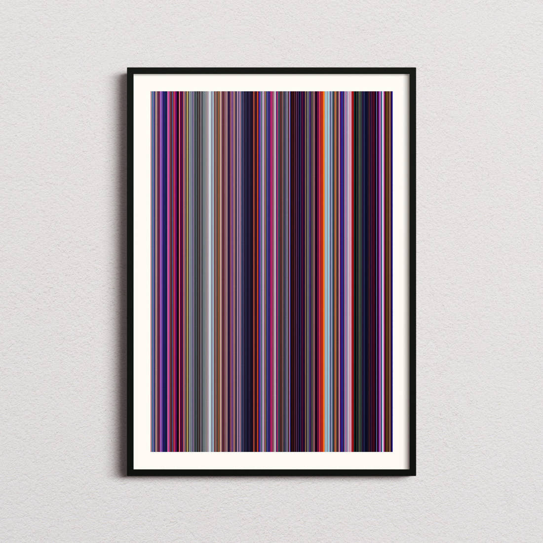 Spider-Man: Across the Spider-Verse Movie Barcode Poster - Barcode Only
