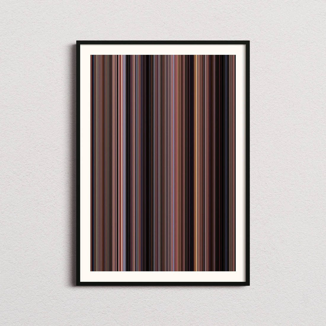 Spider-Man Movie Barcode Poster - Barcode Only