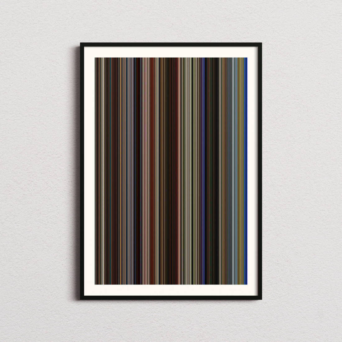 Spy Movie Barcode Poster - Barcode Only