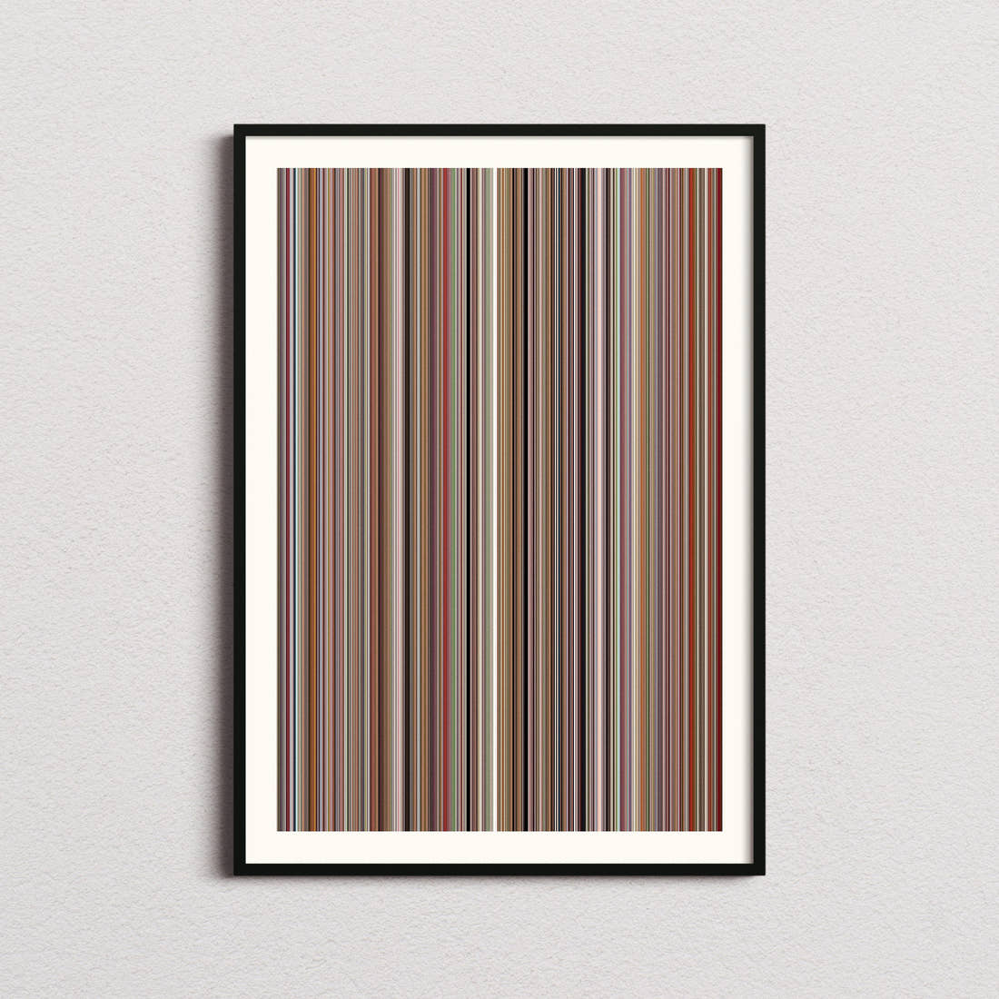 Sriracha Movie Barcode Poster - Barcode Only