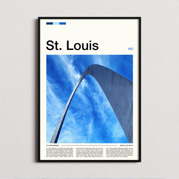 St Louis - Gateway Arch - Travel Print