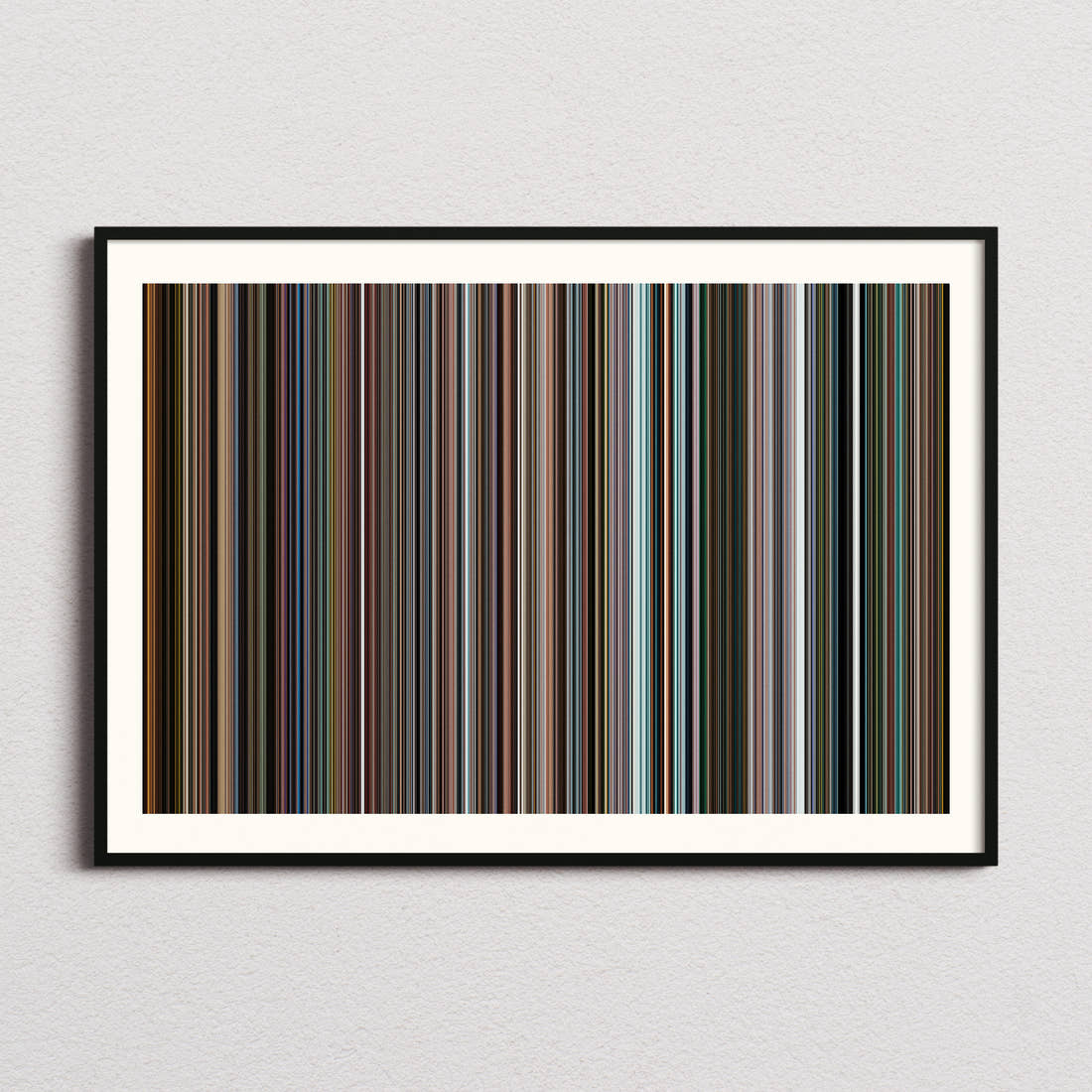 Star Trek Movie Barcode Poster - Barcode Only