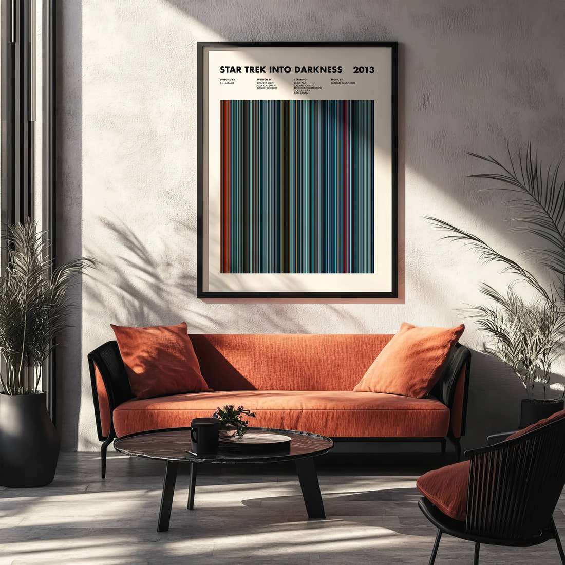 Star Trek Into Darkness Movie Barcode Poster