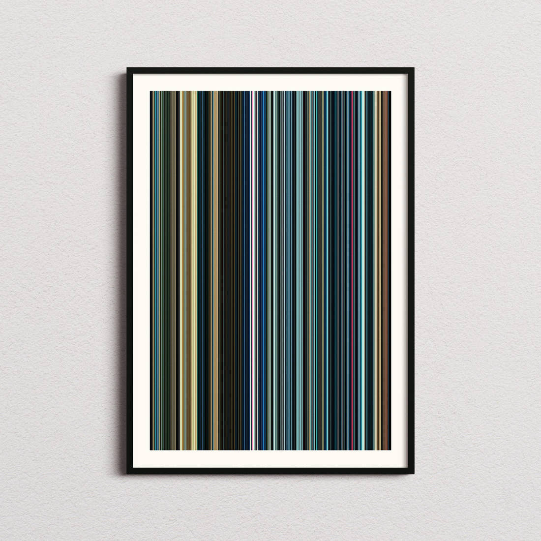 Star Wars: Episode IX - The Rise of Skywalker Movie Barcode Poster - Barcode Only