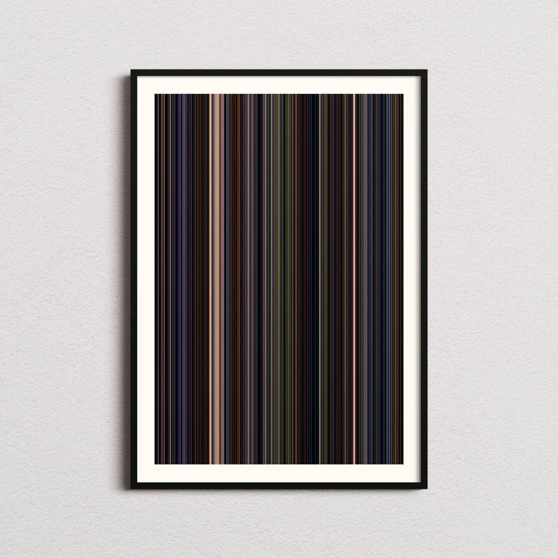 Star Wars: Episode VI - Return of the Jedi Movie Barcode Poster - Barcode Only