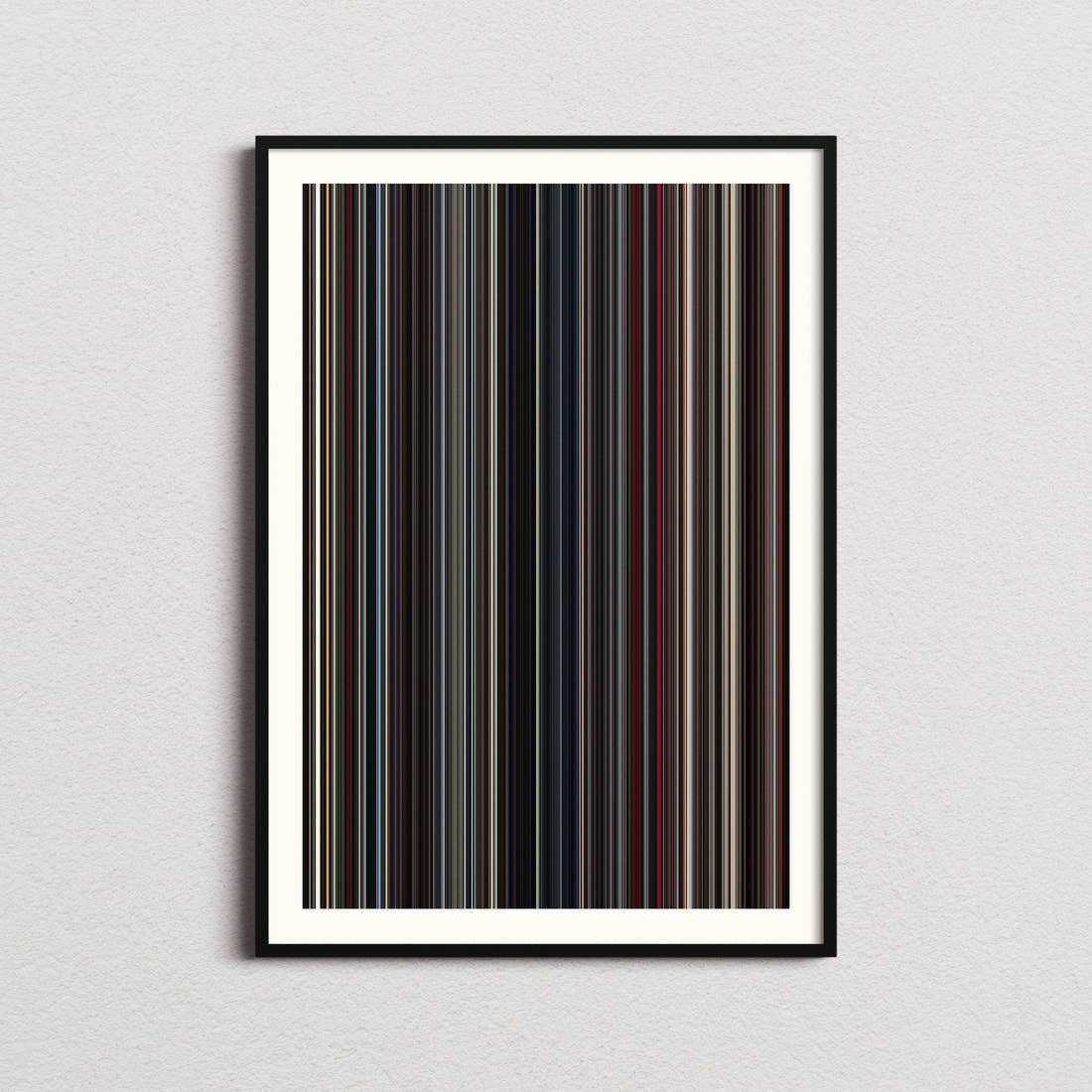 Star Wars: Episode VIII - The Last Jedi Movie Barcode Poster - Barcode Only