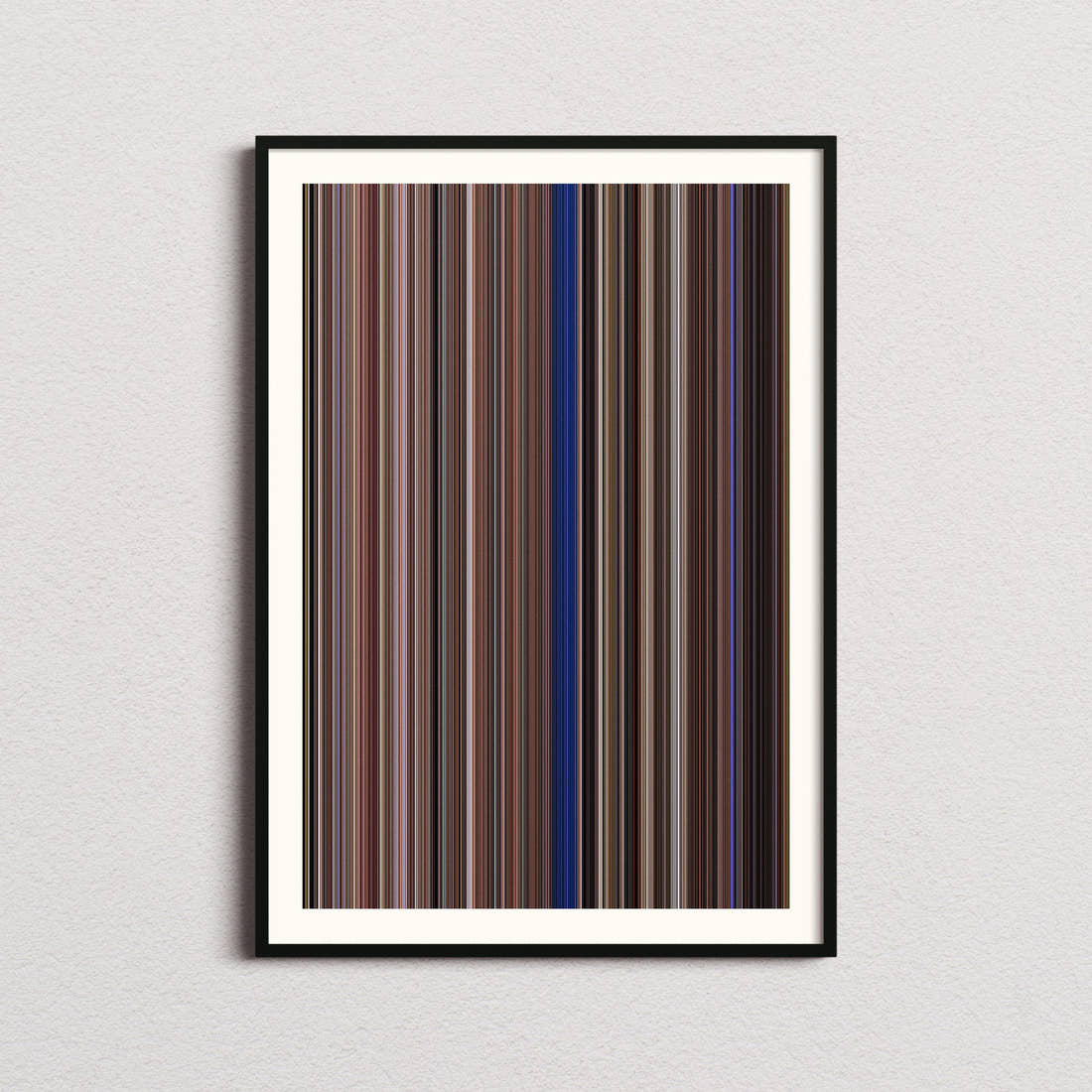 Starship Troopers Movie Barcode Poster - Barcode Only
