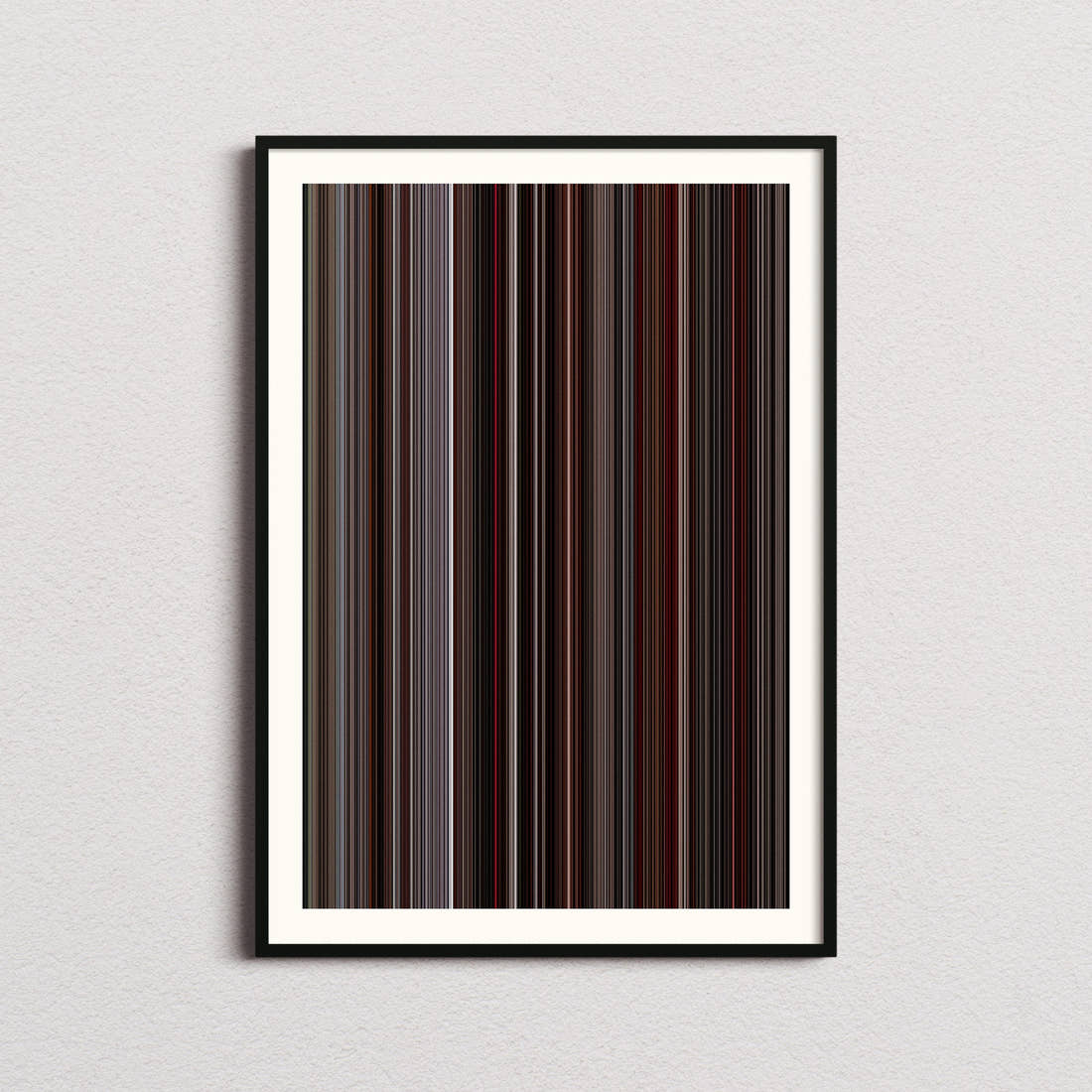 Still Movie Barcode Poster - Barcode Only