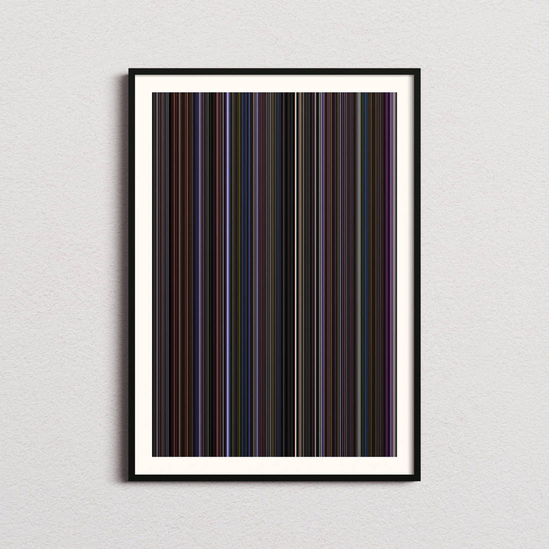 Strange Days Movie Barcode Poster - Barcode Only