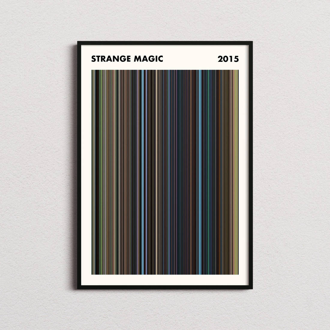Strange Magic Movie Barcode Poster - Simplified