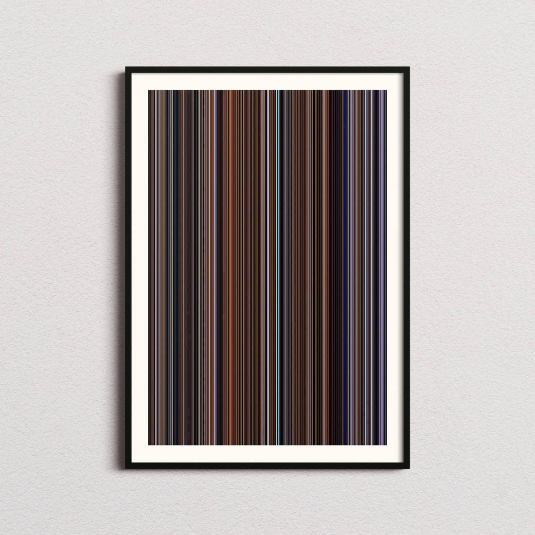 Submarine Movie Barcode Poster - Barcode Only