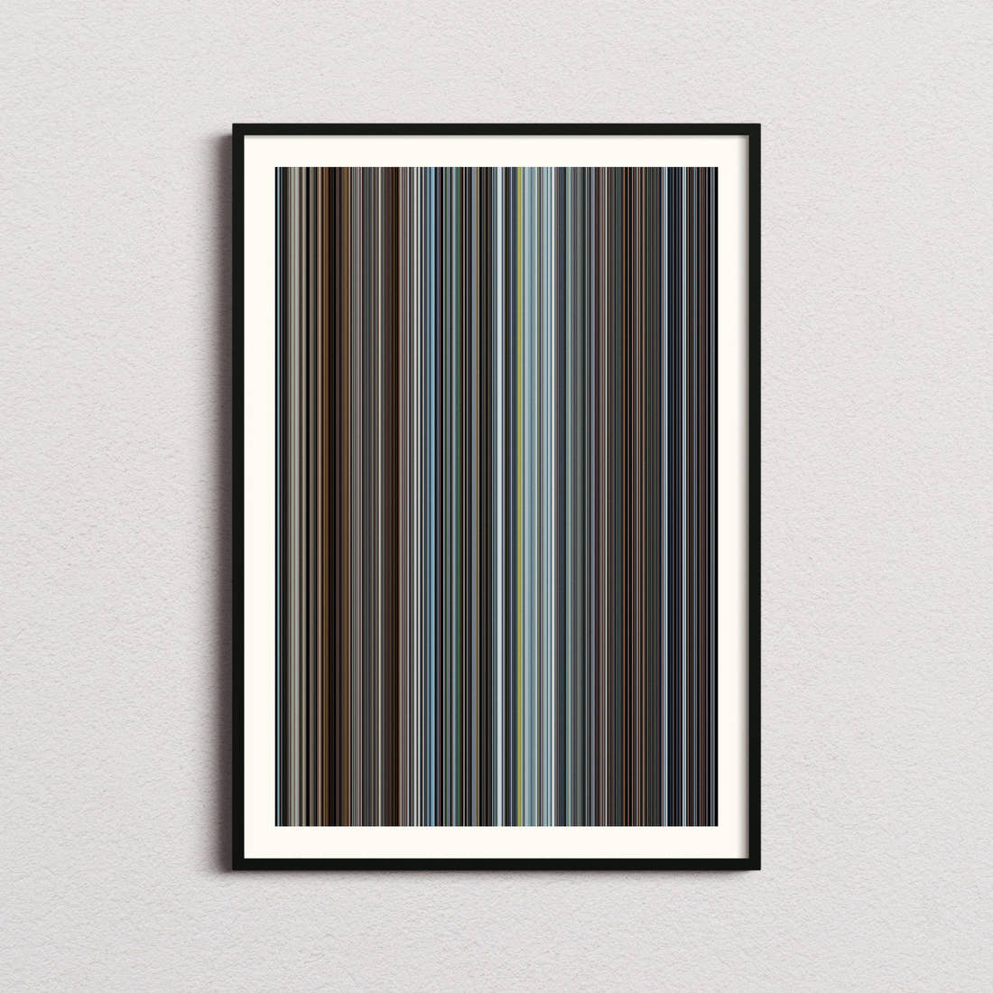 Sully Movie Barcode Poster - Barcode Only