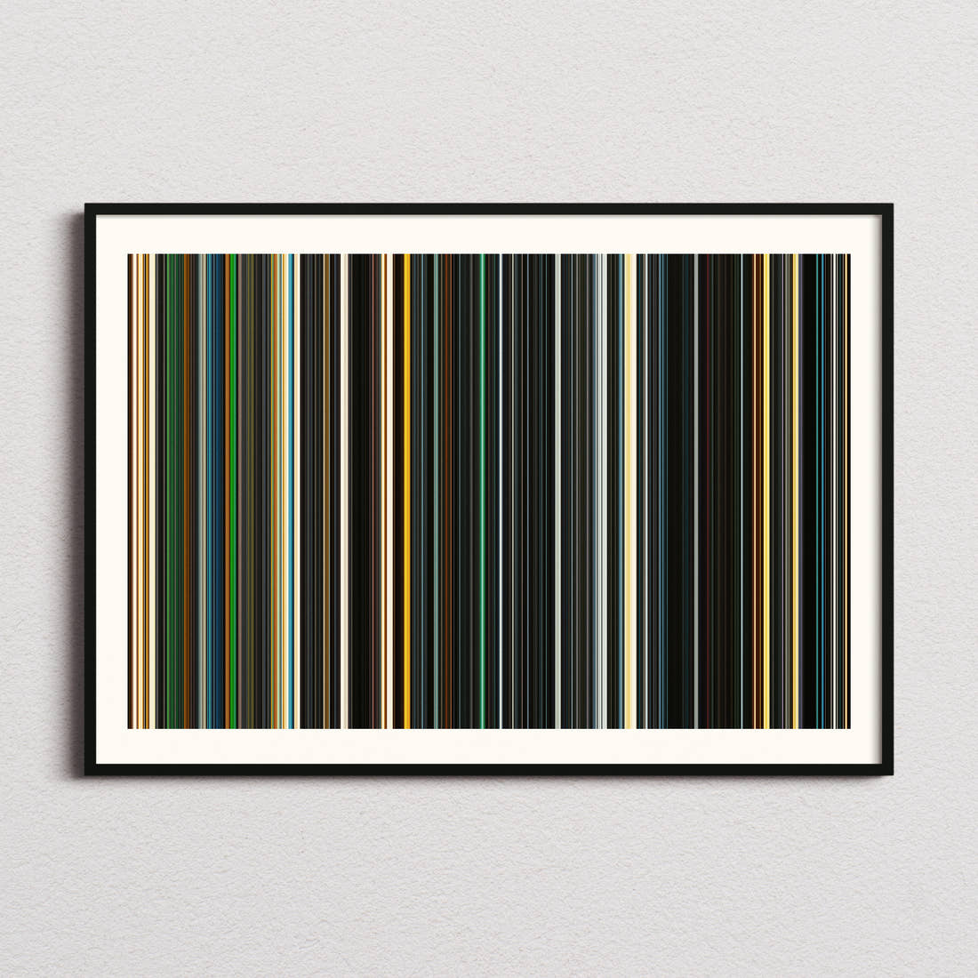 Sunshine Movie Barcode Poster - Barcode Only