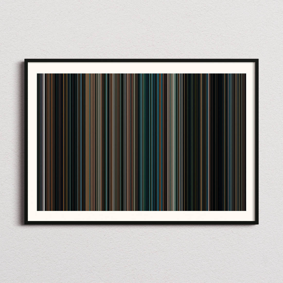 Super 8 Movie Barcode Poster - Barcode Only