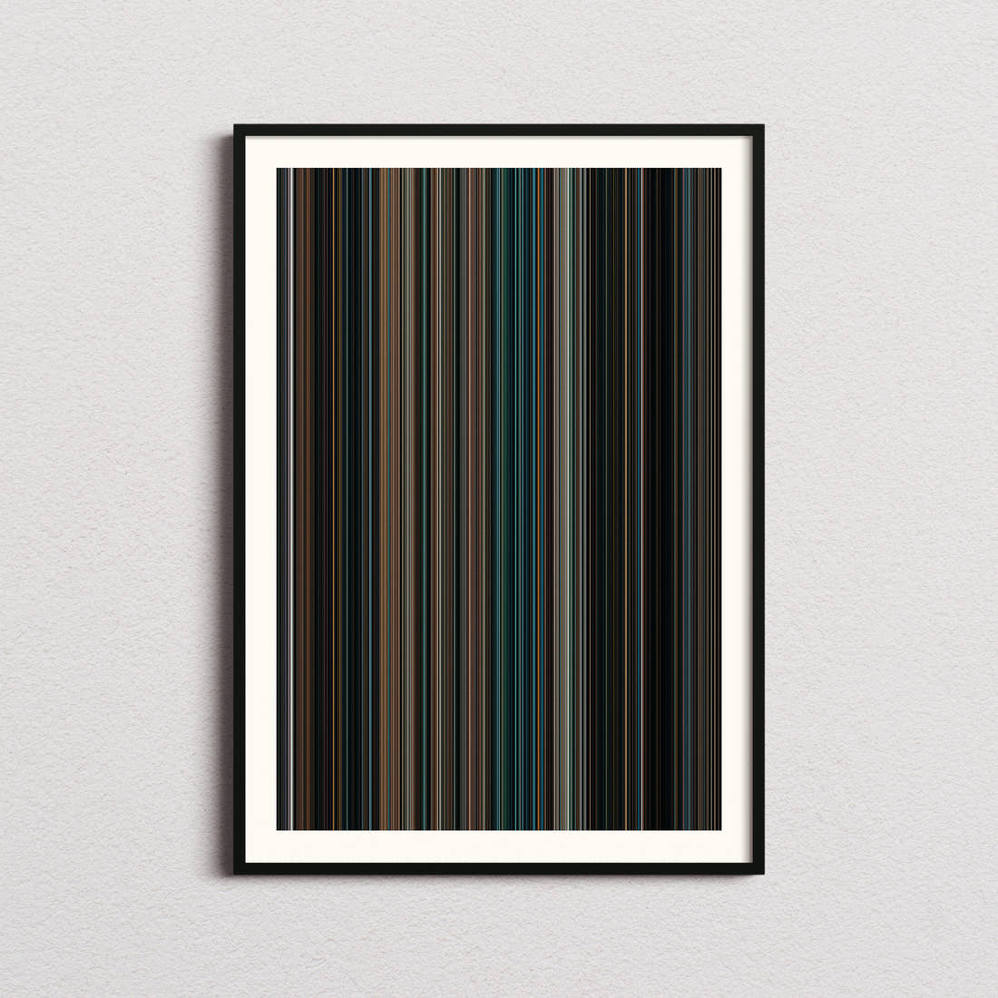 Super 8 Movie Barcode Poster - Barcode Only