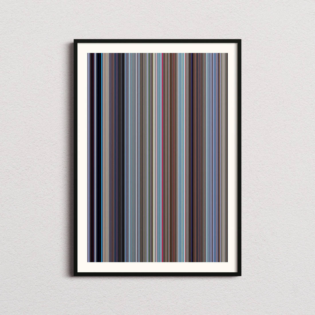 Superman 2 Movie Barcode Poster - Barcode Only