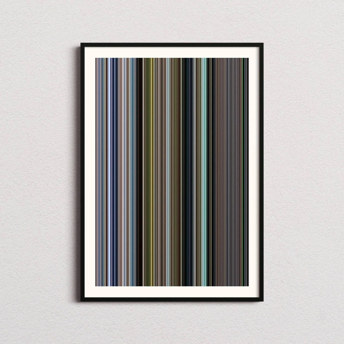 Surf's Up Movie Barcode Poster - Barcode Only