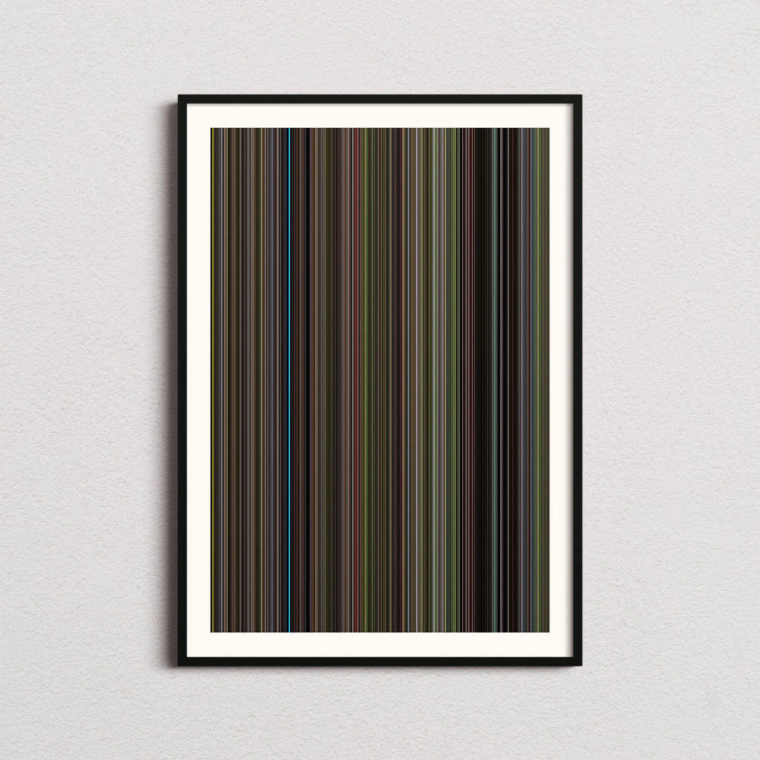 Swamp Thing Movie Barcode Poster - Barcode Only