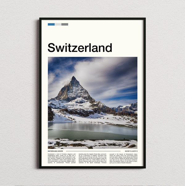 Switzerland - Matterhorn - Travel Print