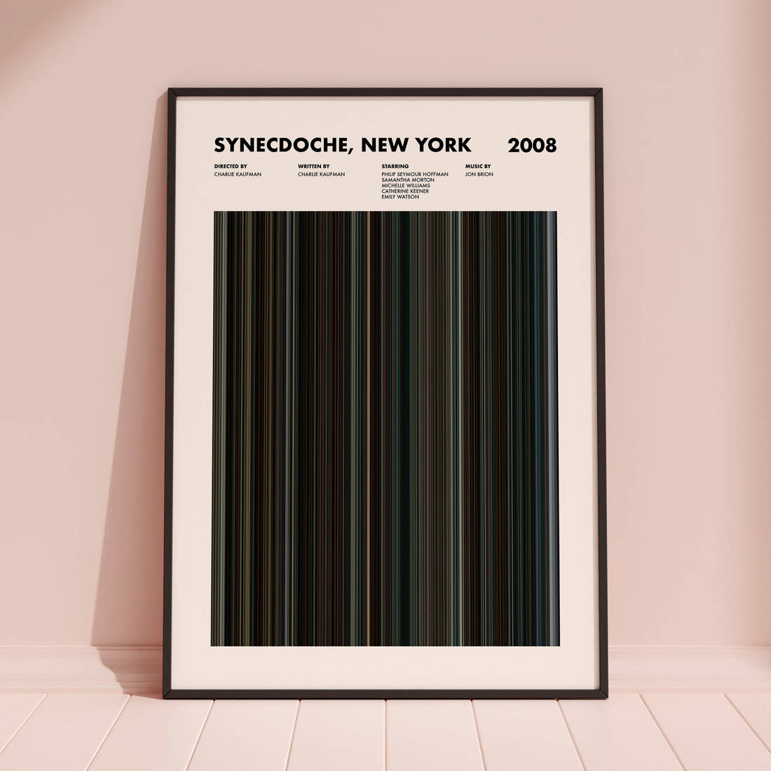 Synecdoche, New York Movie Barcode Poster