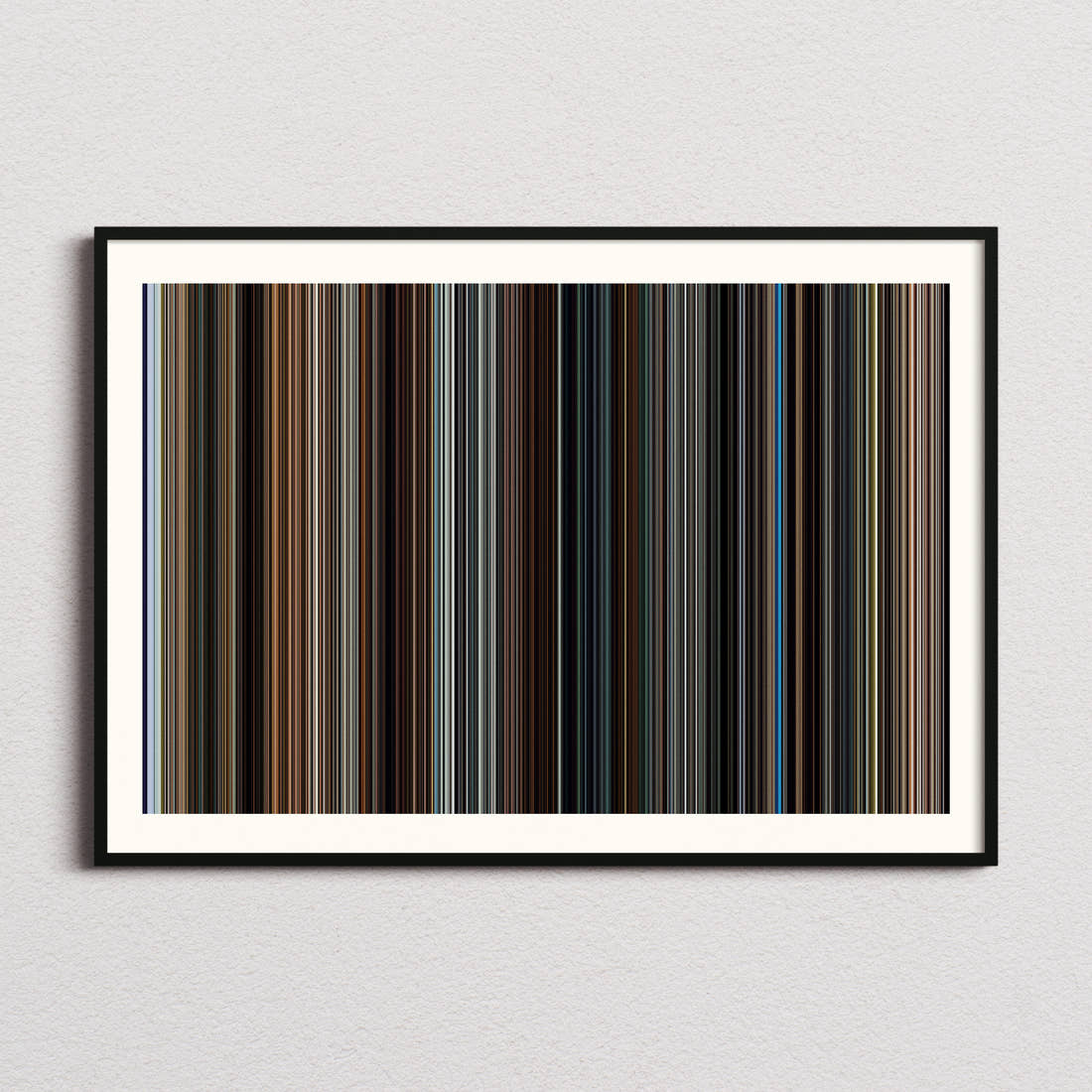 Taken Movie Barcode Poster - Barcode Only