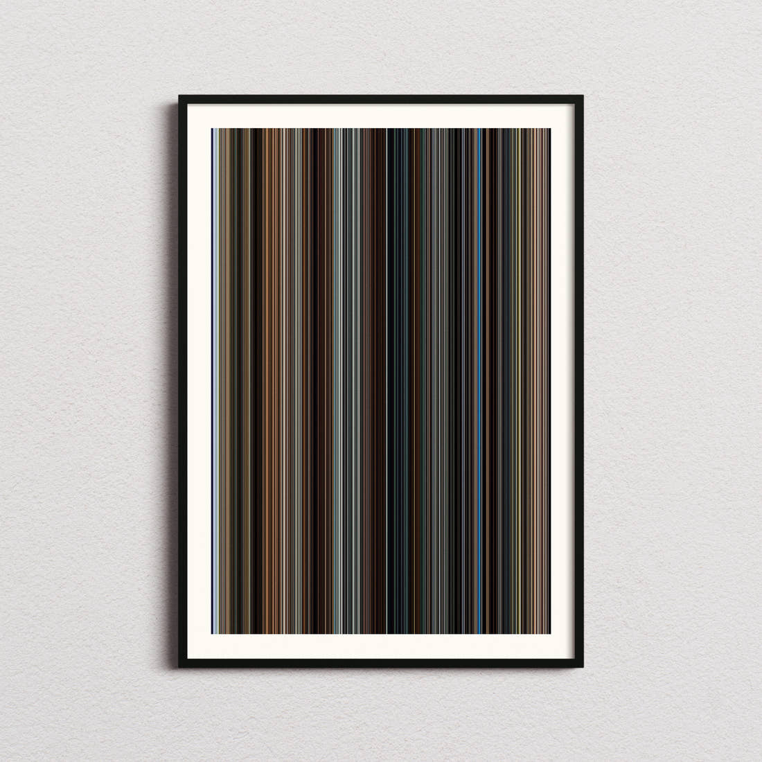Taken Movie Barcode Poster - Barcode Only