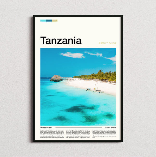 Tanzania - Turquoise Lagoon - Travel Print