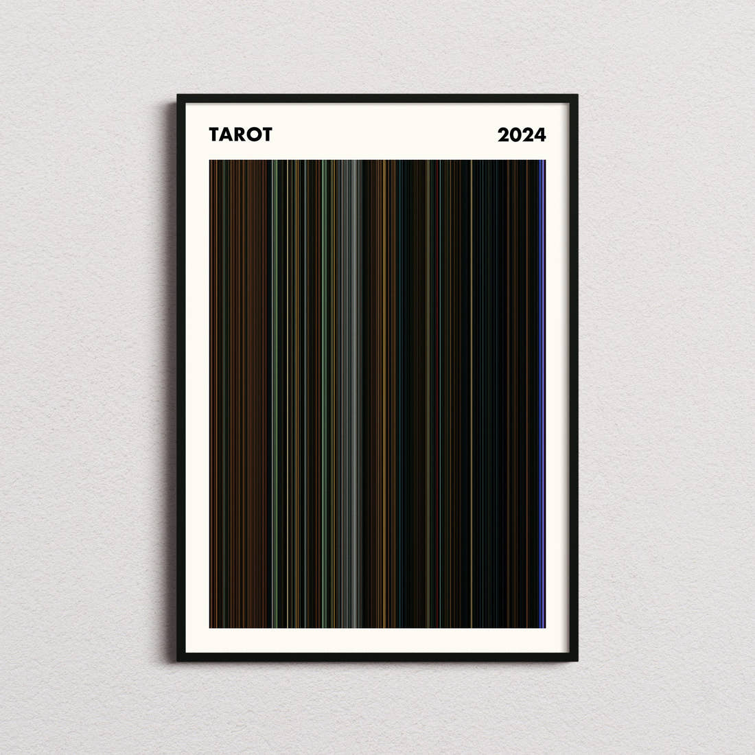 Tarot Movie Barcode Poster - Simplified