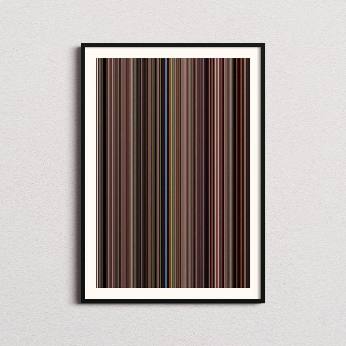 Taxi Driver Movie Barcode Poster - Barcode Only