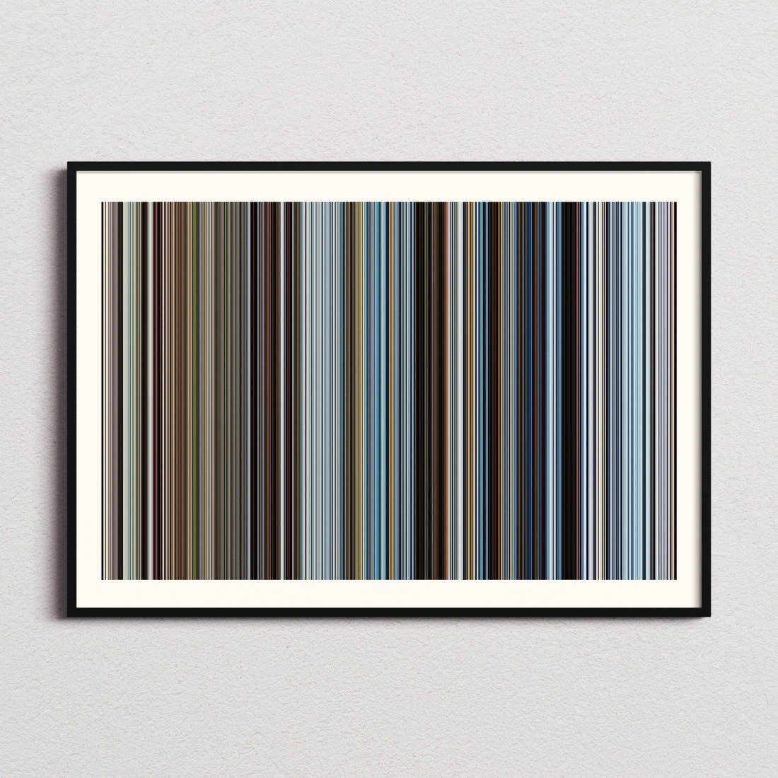 Tenzing Movie Barcode Poster - Barcode Only