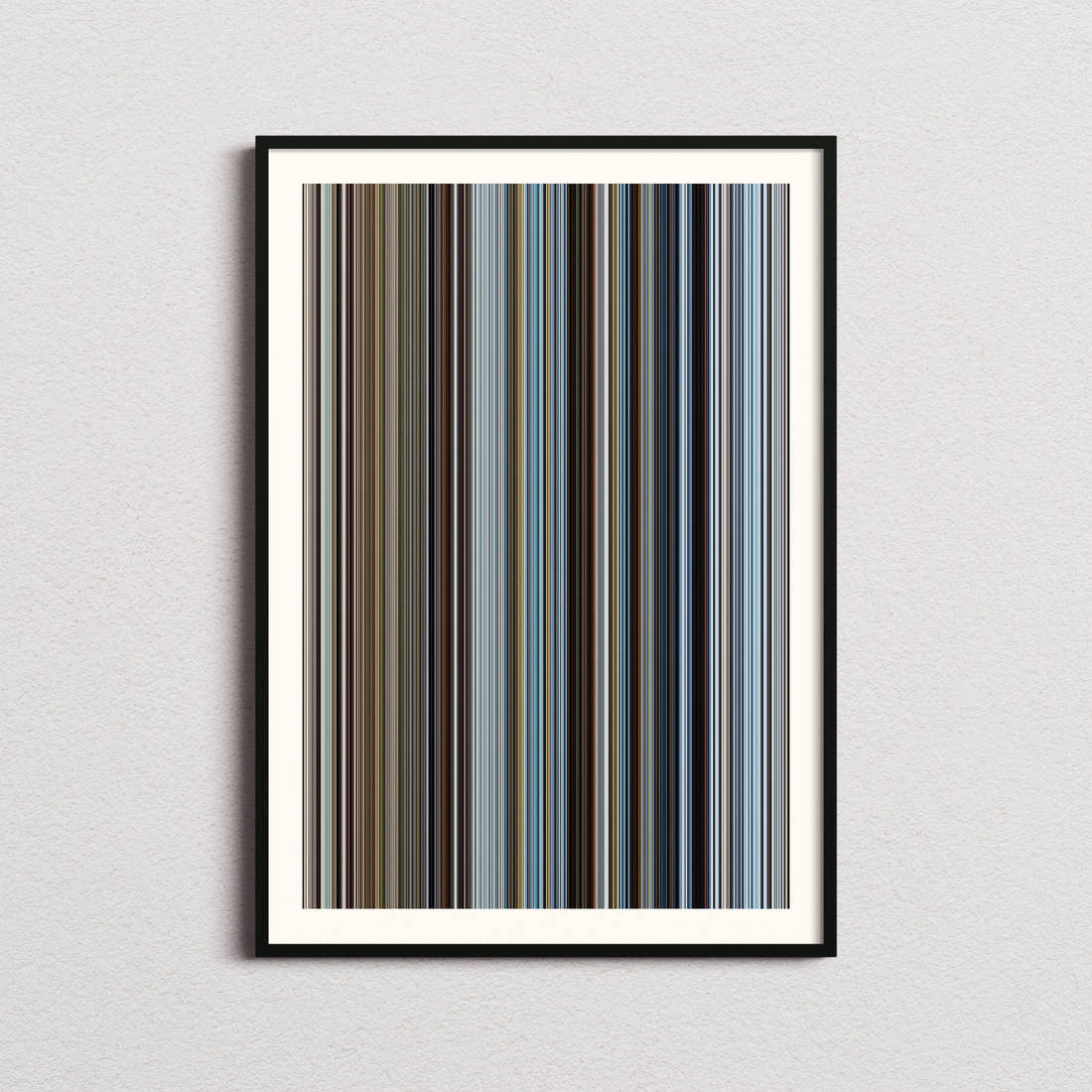 Tenzing Movie Barcode Poster - Barcode Only