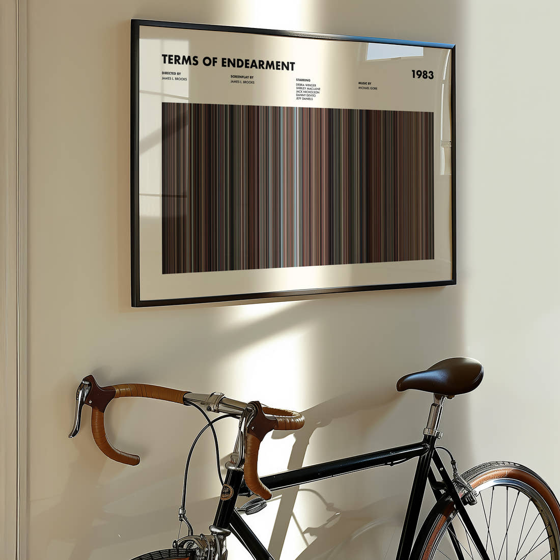 Terms of Endearment Movie Barcode Poster