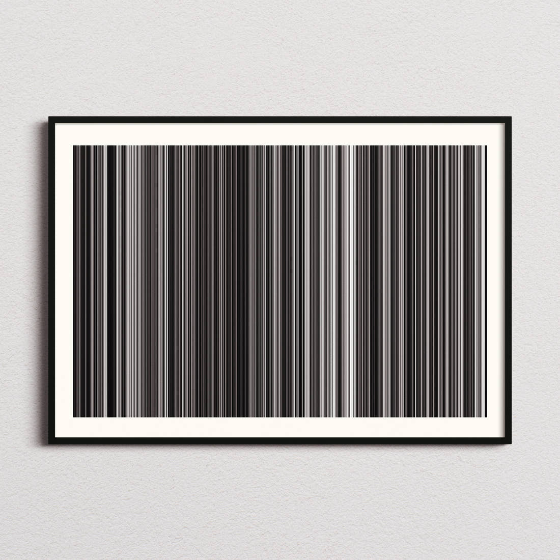 Tetsuo: The Iron Man Movie Barcode Poster - Barcode Only