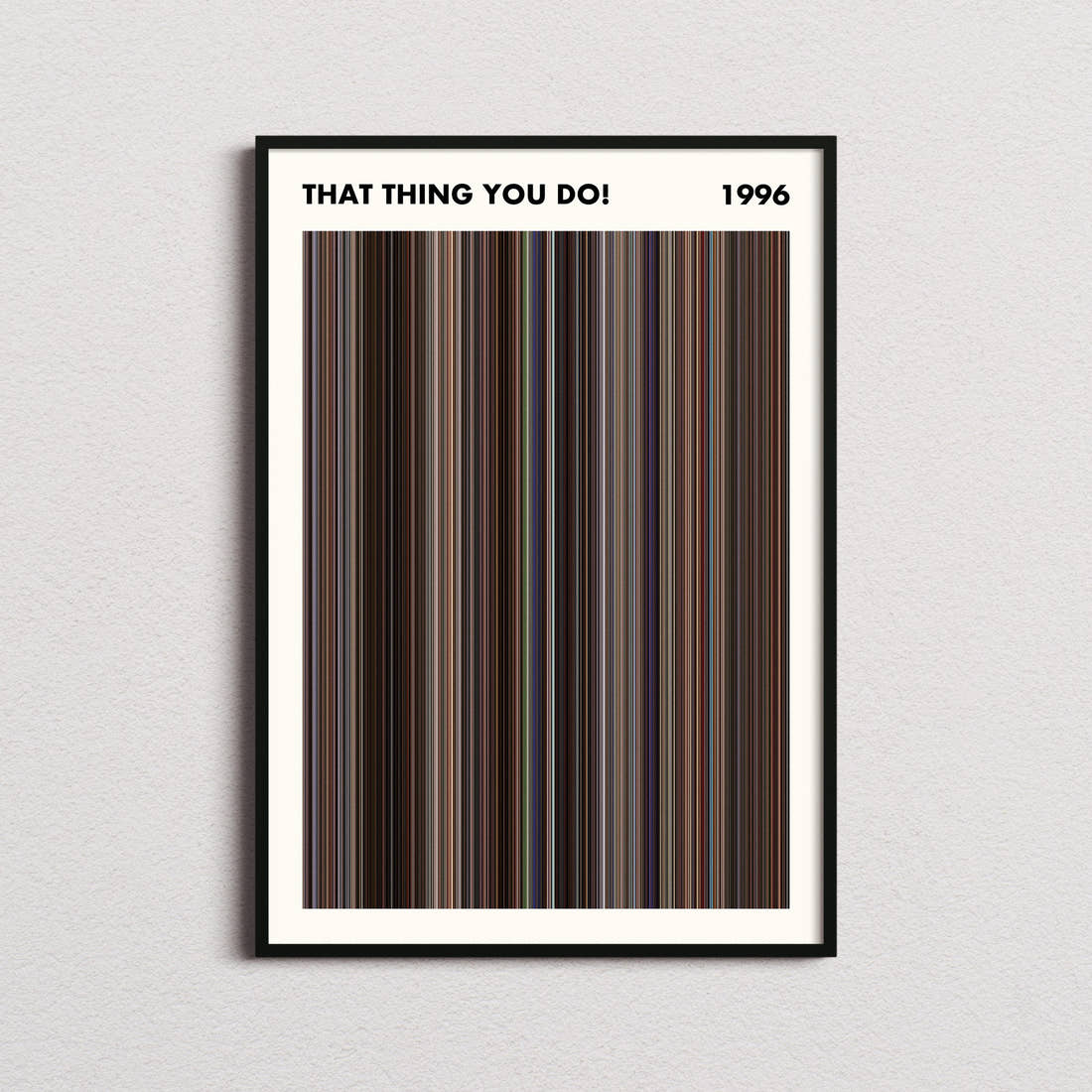 That Thing You Do! Movie Barcode Poster - Simplified