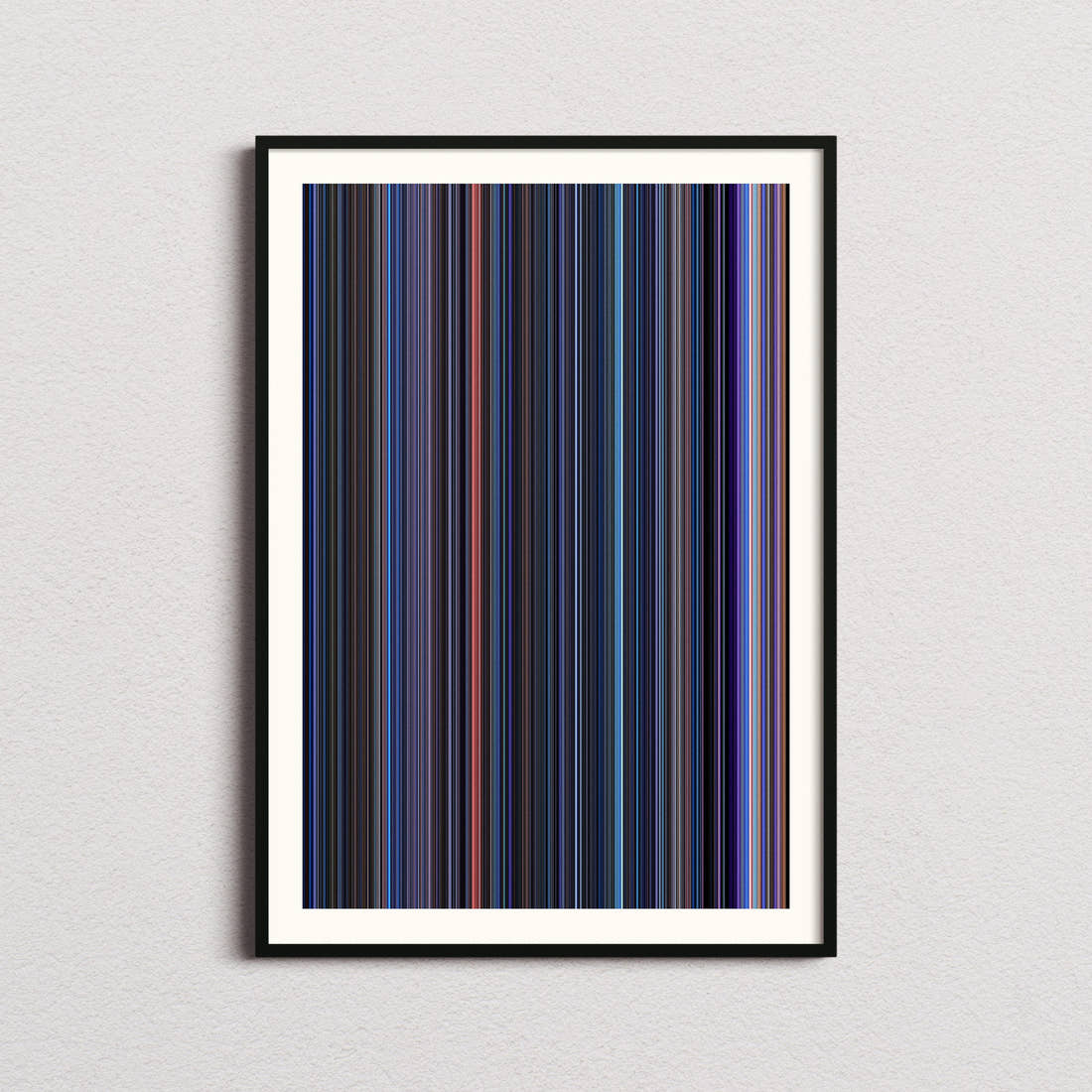 The Abyss Movie Barcode Poster - Barcode Only