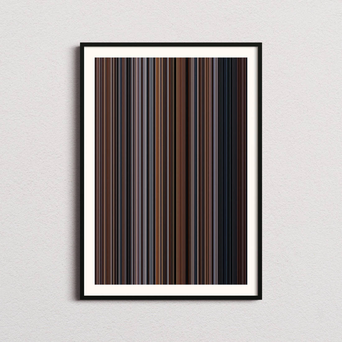 The Accountant Movie Barcode Poster - Barcode Only