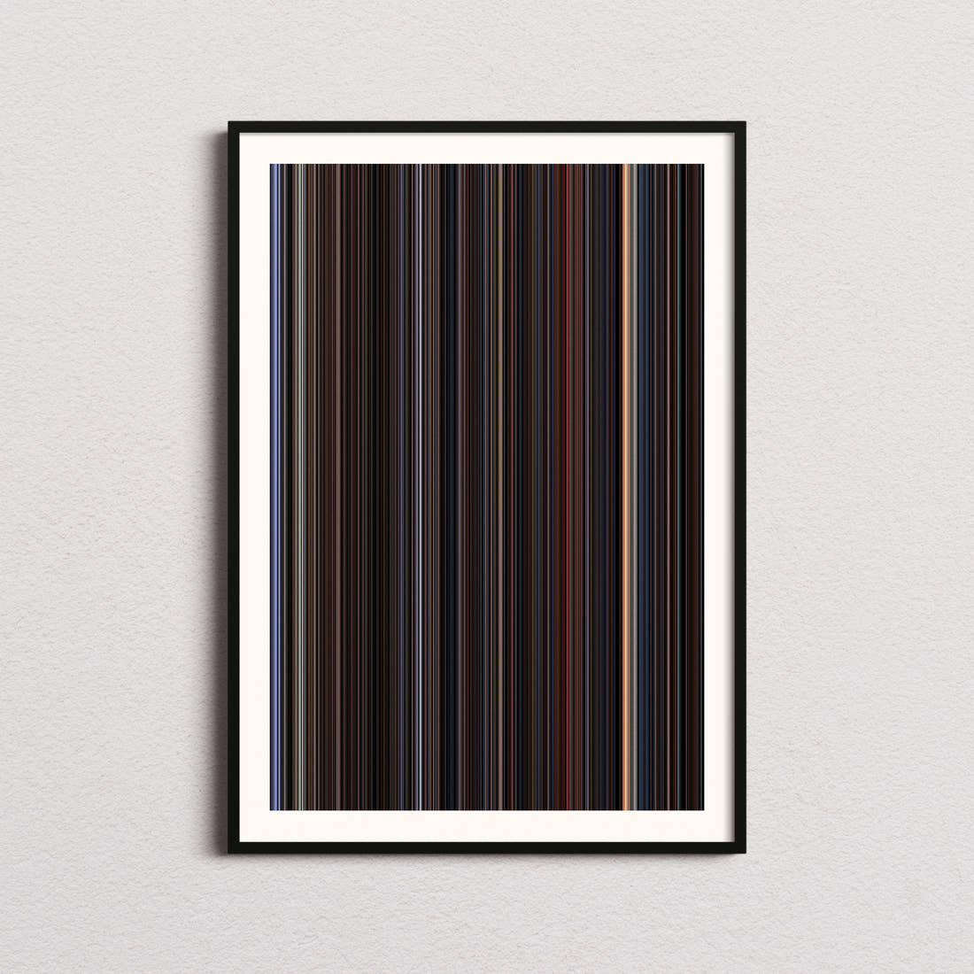 The Addams Family Movie Barcode Poster - Barcode Only