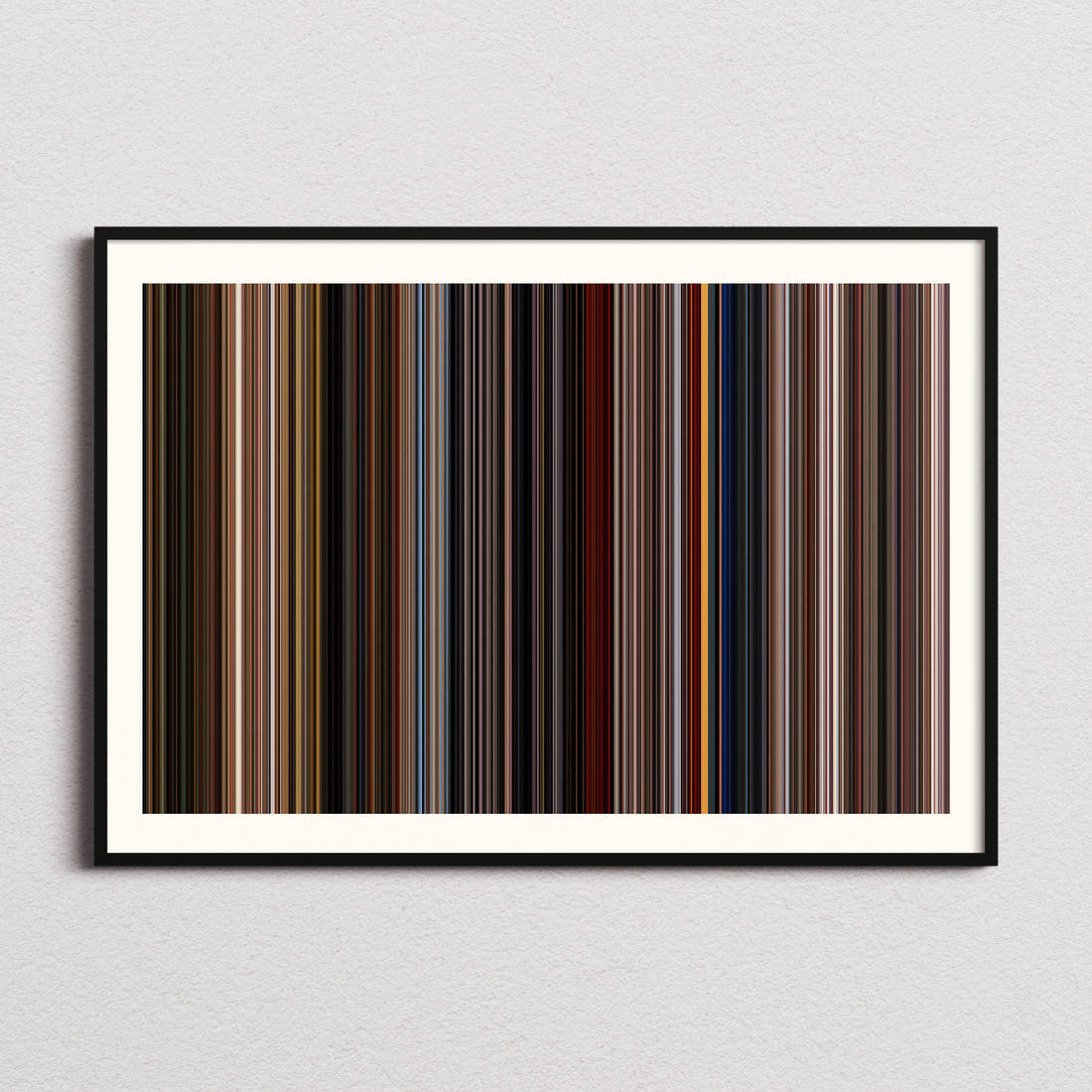 The Adventures of Baron Munchausen Movie Barcode Poster - Barcode Only