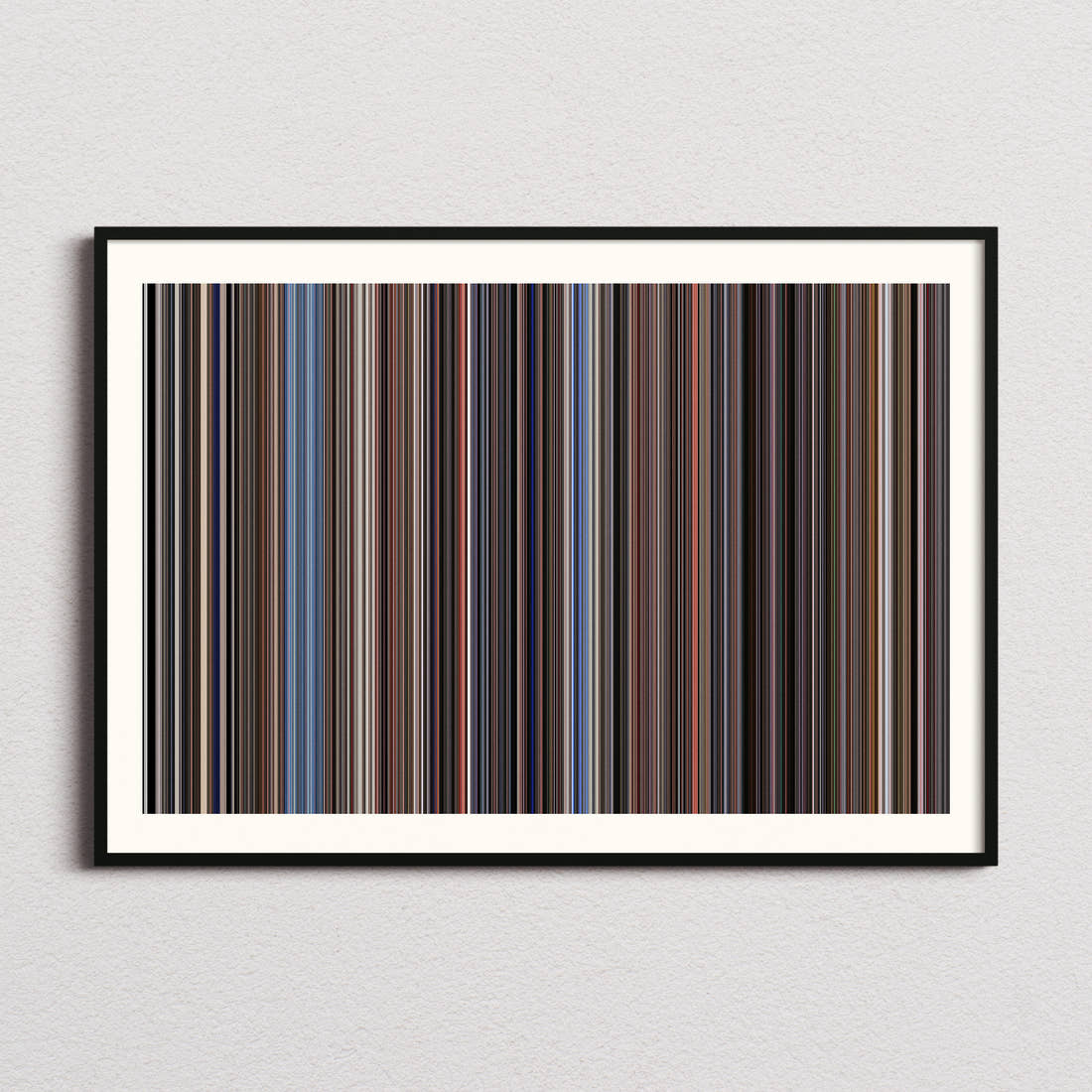 The Adventures of Buckaroo Banzai Across the 8th Dimension Movie Barcode Poster - Barcode Only